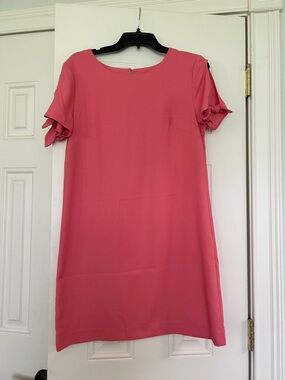 Banana republic Women's Peach Short Sleeve Shift Dress